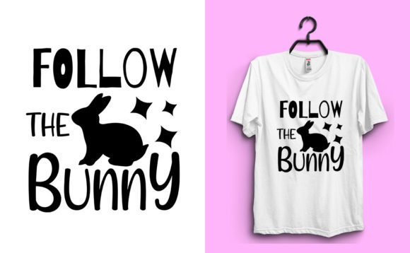 Bunny SVG, Bunny Shirt: Modern Graphics for Print Templates
