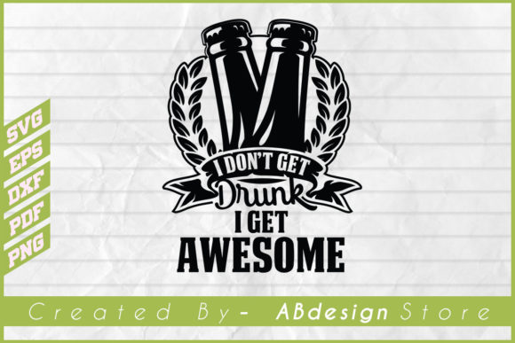 Funny Beer T-shirt Design Sublimation for Graphics