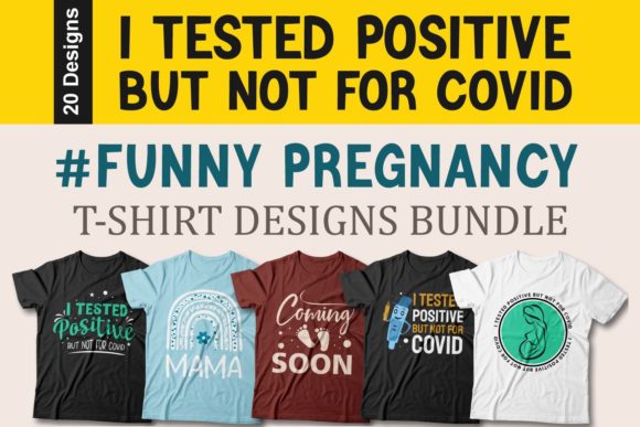 Funny Pregnancy T-shirt Designs Bundle: Graphics & Print Templates Review