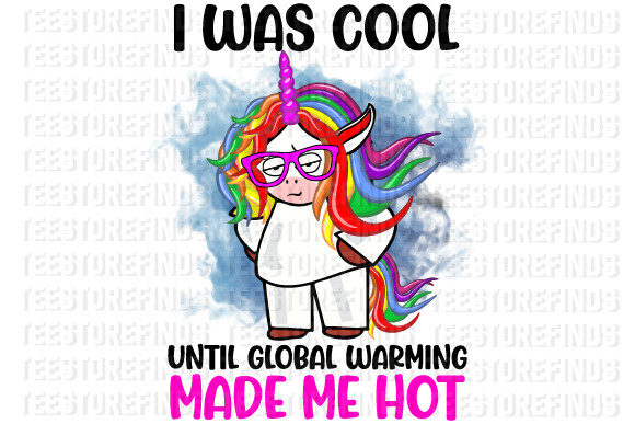 I Was Cool Until Funny Unicorn, PNG Graphics and Illustrations Review