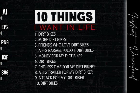 Review: 10 Things I Want in My Life - Dirt Bike Graphics