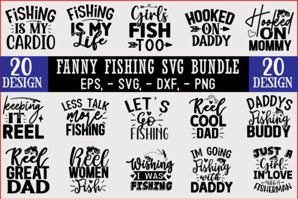 Review: Funny Fishing SVG T-Shirt Design Bundle for Marketing
