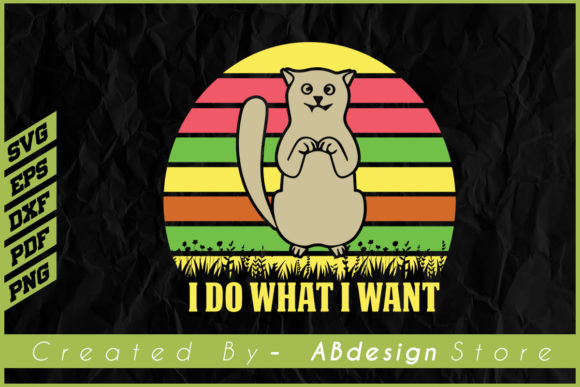 Vintage Retro Funny Cat Lover T-shirt Review